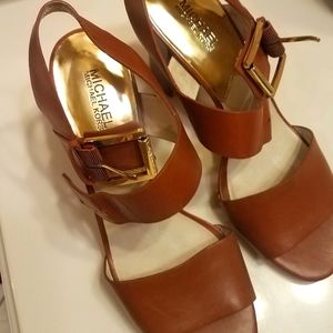 Michael Kors Brown Sandals Size 11